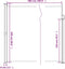 vidaXL - Windscherm - uittrekbaar - 220x500 - cm - taupe