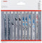 Bosch 2607011171 - Decoupeerzaagbladenset All in One - 10-delig (10 stuks)