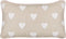 GAZANIA - Sierkussen set van 2 - Beige - 30 x 50 cm - Katoen