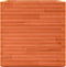 vidaXL - Plantenbak - 70x70x72 - cm - massief - grenenhout - wasbruin
