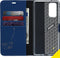 Accezz Samsung Galaxy S20 FE - Wallet Softcase Bookcase - 3 Pashouders - Donkerblauw