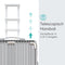 Voyagoux® - Reiskoffer set - 3 stuks - S/M/L - Zilver (3 stuks)