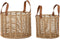 Basket spelset DKD Home Decor Metaal Touw (32 x 32 x 26 cm)