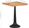 vidaXL Bistrotafel - 60x60x76 cm - massief acaciahout - bruin