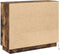 vidaXL - Dressoir - met - LED - - - Rookhout - - - 90x32x75 - cm - - - Gemaakt - van - Engineered - Wood