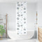 vidaXL - Doucherolgordijn - met - cassette - 80x240 - cm - stofbreedte - 76 - cm
