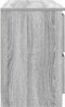 vidaXL - Tv-meubel - 100x35x54 - cm - bewerkt - hout - grijs - sonoma - eikenkleurig