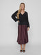 VILA VILAJULI - Oversized V-hals vest - Lange ballonmouwen - Knoopsluiting - Maat XS