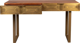 Dutchbone Volan Consoletafel/ Wandtafel Goud