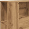 vidaXL - Hoofdbordkast - 160x18,5x103,5 - cm - bewerkt - hout - artisanaal - eiken