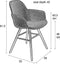 Zuiver Albert Kuip Soft Eetkamerstoelen armleuning Grijs - Set van 2