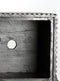Gatura zuil 30x30x60 cm - hout mat zwart/glas smoke