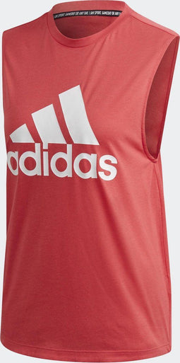 adidas W MH BOS TANK - Tanktop met Badge of Sport - Maat XS