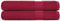 vidaXL - Handdoeken - 2 - st - 100x200 - cm - 360 - g/m² - 100% - katoen - bordeauxrood