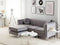 TIMRA - Hoekbank - Grijs - Rechterzijde - 220 cm - Fluweel
