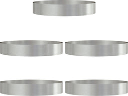 vidaXL - Tuinplanten - 5 - stuks - 120x120x20 - cm - RVS