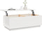 vidaXL - Salontafel - 100x50x35 - cm - massief - grenenhout - wit