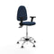 Piqueras y Crespo B2D05RT - Bureaustoel - Hoogteverstelbaar met armleuning - Marineblauw