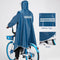 Fuegobird - Poncho Regenponcho - Waterdicht met reflecterende details - Unisex Cyan