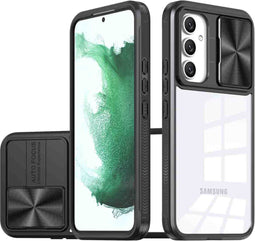 iMoshion Hoesje Geschikt voor Samsung Galaxy A54 (5G) Hoesje - iMoshion Camslider Backcover - Zwart