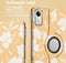 imoshion Tablet Hoes - Geschikt voor Xiaomi Redmi Pad SE - 360° Draaibare Design Bookcase 2.0 - Yellow Flowers