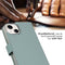 Selencia iPhone 14 - Echt Lederen Bookcase - 3 Pashouders - Blauw