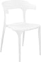 Beliani GUBBIO - Stoel set van 8 - Wit - Kunststof