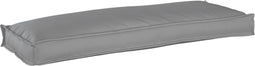 vidaXL - Kussen - voor - Ligbed - Grijs - 110x40x8 - cm - Oxford - Stof