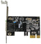 Startech.com ST1000SPEX2L - PCIe Netwerkadapter - 1x Gigabit Ethernet 1Gbps - 2 jaar garantie