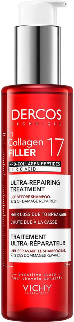 Vichy Dercos Collagen 17 Filler Pre-Shampoo - Herstellende formule - 150ml