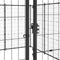vidaXL - Hondenkennel - 24,2 - m² - staal