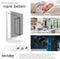 tectake® Inzethor - Raamhor - Op maat verstelbaar zonder boren - 100 x 120 cm - Wit