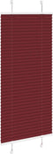 vidaXL - Plissé - rolgordijn - 60x150 - cm - stofbreedte - 59,4 - cm - bordeauxrood