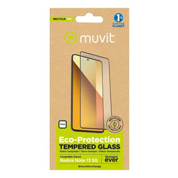 Muvit for Change Redmi Note 13 5G - Schermbeschermer - Bescherming tegen krassen