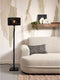 GOOD&MOJO Vloerlamp Java - Bamboe Zwart - Ø32cm - Modern - Staande lampen voor Woonkamer - Slaapkamer