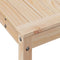 vidaXL - Oppottafel - met - schap - 108x35x75 - cm - massief - grenenhout