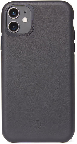 Decoded D9IPOXIRBC2BK - Back Cover - Handgemaakt volnerf leder - Zwart