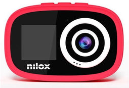 Nilox Kidscamera - Action Cam - IP67 Waterdicht 12 MP Full HD - Rood Zwart
