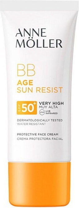 Hydraterende Gezichtscrème Âge Sun Rerist BB Cream Anne Möller (50 ml) SPF 50+