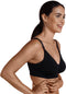 Carriwell Padded Meegroeibh - Voedingsbh - Ondersteunt groeiend lichaam - Zwart