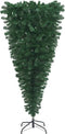vidaXL - Kunstkerstboom - omgekeerd - met - standaard - 150 - cm - groen