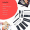 Nonchi XXL Sushi Maker - 13-delige Sushi Set - Inclusief Recepten E-book - Zwart