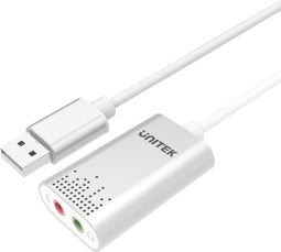 UNITEK Y-247A audio-omzetter Zilver