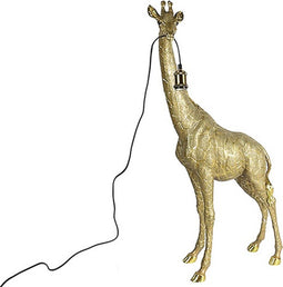 Tafellamp Giraf XXL - goud - E27 - decoratie op voet - L59B23,5H103 cm