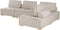 TIBRO - Hoekbank - Beige - Universeel - 300 cm - Polyester