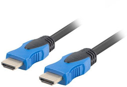 Lanberg CA-HDMI-20CU-0150-BK - HDMI 2.0 M/M-kabel - 4K UHD - Zwart - 15m
