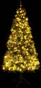 vidaXL - Kerstboom - met - LED - en - dennenappels - 195 - cm - PVC - en - PE - groen