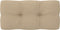 vidaXL Bankkussens pallet 2 st beige