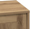 vidaXL - Nachttafel - met - LED - Verlichting - in - Artisan - Eiken - 44x34,5x45 - cm