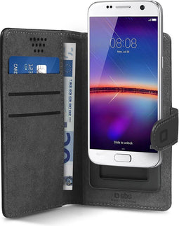SBS Mobile Universele Book Case - Geschikt voor 5 Inch - Zwart